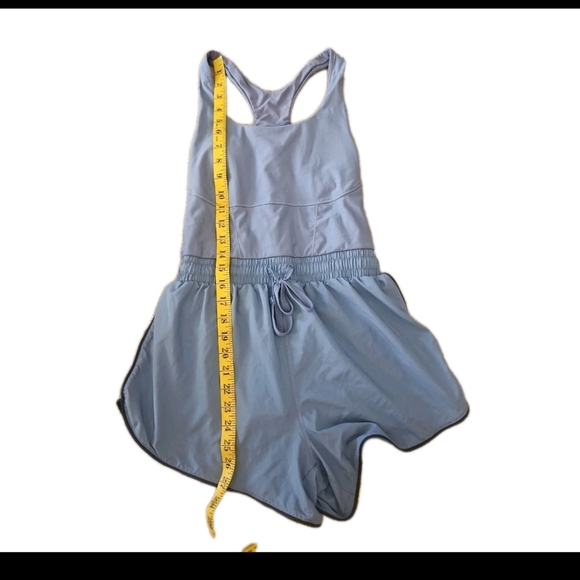 Fabletics Womens Sport Short Romper In Elemental Blue/Deep Navy S - Picture 7 of 10